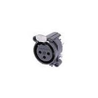 NEUTRIK NC3FAV1 Receptacles 3C RECEPT VERTICAL