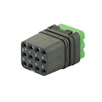 Eaton Souriau-Sunbank 8MQ2M1220BBS Modular Connectors - Push Pull MQuick module, unsealed, without contact, delivered with cap