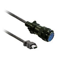 SCHNEIDER VW3M8D2AR30 Motor Drives encoder cable 3m, BCH2, MIL con