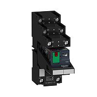 SCHNEIDER RXM2AB2B7PVS Harmony Relay RXM Relay & separate Socket,2C/O 10A 24VAC