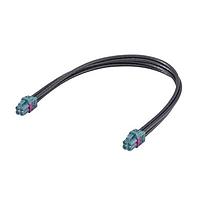Rosenberger LM4-321-1000-Z-ZZZZ RF Cable Assemblies HFM Single F / HFM Quad M CableAssembly 1M