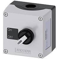 SIEMENS 3SU18010AR002AB1 Command Device Enclosure plastic. 1 control point