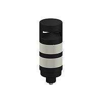 Banner Engineering TL70BRGQ Modular Tower Light TL70 Tower Light; Black Housing: 3-Color Indicator; Voltage: 12-30 V dc; Environmental Rating: IP65; Input: Bimodal; Colors: Blue Red Green; 5-pin M12 Integral QD