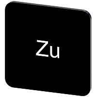 SIEMENS 3SU19000AF160AL0 Labeling Plate, Zu INSCR. LABEL, BLACK 22 X 22MM, ZU