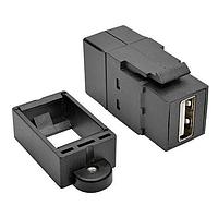 Tripp Lite U060-000-KP-BK Type A to Type A USB 2.0 PM Coupler F/F USB-A BK