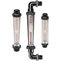 Dwyer UV-0112 Polysulfone Flowmeter, Dual Scale GPM/LPM, Max 212 °F, 150 psi (1 in, NPT Female)