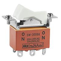 NKK Switches SW3006A Rocker Switches DPDT ON-NONE-ON