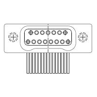 AMP Connectors - TE Connectivity STM009M6IQ Connectors THRU-HOLE