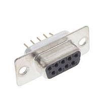 Adam Tech DE09-ST-1-MC Receptacle CONN D-SUB RCPT 9POS VERT SLDR