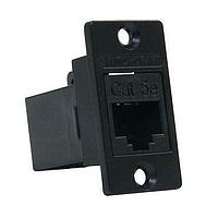 Switchcraft NHRJ45D5EB Modular RJ45 FT Narrow Pnl Mnt Conn CAT5E