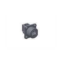 Amphenol LTW RDP-5SPFFV-SSU7001 Circular Backshell RJ, Large Size, Plastic, 1.5A, Cat 5e, Square, Screw Thread, Jack 90  (Vertical), Receptacle, IP67 Unmated