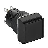 SCHNEIDER XB6ECA21P Pushbutton Switches PB Spring Ret, Square, black, 1 NO/NC,