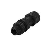 Wurth Elektronik 643711100004 Plugs WRCIRC M12  Screw  Coding A  FA Solder Field Attachable Solder Bucket Straight with Plastic Coupling Nut Male connector, polarity 4