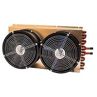 Advanced Thermal Solutions ATS-HE23-C2-R0 Liquid-to-Air Heat Exchanger w/2 x 12VDC Fan, Tube to Fin, Liquid-to-Air, 444x228x63mm (LxWxH)