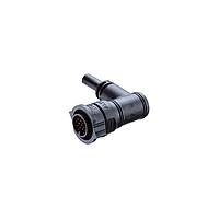 Amphenol LTW DC-02AFMM-QR8E03 Sensor Cables / Actuator Cables X-Lok, Large Size, Plastic, 20A, 02 pins, Female Connector, Male Contact, Right Angle, Push Lock, Overmolded, Length 3000mm, IP68