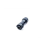 Amphenol LTW CC-03BFMA-QL8ANP Standard Circular Connector X-Lok, Middle Size, Plastic, 20A, 03 pins, Female Connector, Male Contact, Straight, Push Lock, Crimp, Field Installable without Pin, F6.0 - F12.0mm, IP68