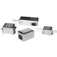 Corcom - TE Connectivity 3EHQ1 Power Line Filters 3A 1/4" QUICK CONN FLANGE MOUNT