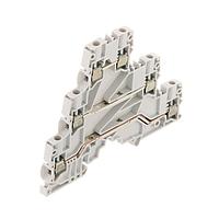 Entrelec - TE Connectivity ZS4-T3 Feed Through Terminal Block Aut SNK Screw