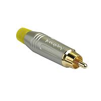 Amphenol Audio ACPR-SYL Cable Mount Diecast SH GLD PLTD CONT COLRD GROM