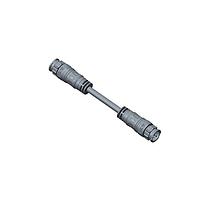Amphenol LTW AB-BB02ML-BBML-QE003 Sensor Cables / Actuator Cables X-Lok, Standard Size, Plastic, 10A, 02 pins, Male Connector, Male Contact, Straight-to-Straight, Push Lock, Overmolded Double Ended, Length 3000mm, IP68