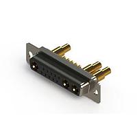 EDAC 628-13W3222-5N1 Mixed Contact D-Sub Connectors Vertical Combo Dsub