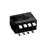 AMP Connectors - TE Connectivity ADPA0404 DIP Switches SWITCH DIP SPST PIANO 4POS PCB