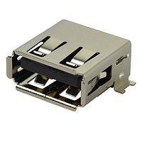 Same Sky (formerly CUI Devices) UJ2-AH-4-SMT-TR USB Type A Connectors USB Jack 2.0 A type 4pin Horz SMT