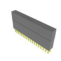 Samtec ESQ-118-44-G-D Sockets Elevated Socket Strip, 0.100" Pitch
