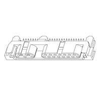 Amphenol Aerospace RS2-PRCE22-2 Serial Connectors 22P R/A SMT RCPT CARD EDGE RCPT V5