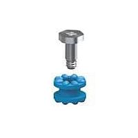 Keystone Electronics 770 Anti-Vibration Grommet GROMMET .298 BLUE ANTI VIBR 6-32 HEX