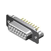 Molex / FCT 173109-1454 Standard Density FCT DSUB STR PC RCPT 25 PN W/CLINCH