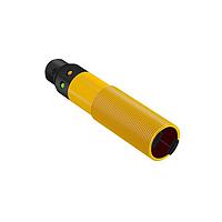 Banner Engineering S18S2P6FF50Q Photoelectric Sensors EZ-BEAM S18 Series: Fixed Field; Range: 50 mm; Input: 10-30 V dc; Output: PNP - Light Operate; 4-pin M12 Integral QD
