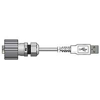Amphenol CONEC 17-200671 USB 2.0 USB 2.0 IP67 MT Bay Cup to TypeBSTN 4.5M