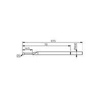Trimos TA-MI-109 Measuring insert with ruby ball Ø 3 mm (Ø3 mm, 87.5 mm)