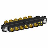Harwin M80-4D10405F1-06-325-00-000 Heavy Duty Power Connectors 4+6 Pos. Female 22AWG+12AWG Cable Conn. Kit, Jackscrews
