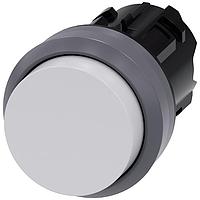 SIEMENS 3SU10300BB600AA0 Raised Button PUSHBUTTON, MOM, WHT, RAISED