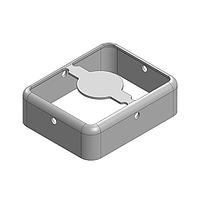 Masach Tech MS168-10F-NS EMI/RFI Shield Frame, Two-Piece 16.8 x 13.5 x 5mm Two-piece Drawn-Seamless RF Shield/EMI Shield FRAME (Nickel-Silver)