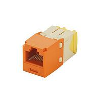 Panduit CJT5E88TGOR Modular Connectors / Ethernet Connectors Mini-Com Mod Cat 5e 28/30 AWG UTP