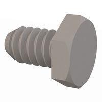 Essentra Components 010440H018 Cap Screw Hex Unslotted Bolt, #4-40 Thread, 3/16 Lg