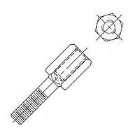 3M Electronic Solutions Division 3341-2 Jack Socket Screw DSUB JACK SOCKET KIT