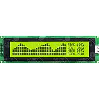 Matrix Orbital LK404-25-422-E LCD Character Display Modules 40x4 Blk Txt Y/G B/G Ext. Temp 25 key
