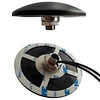 Siretta TANGO15/5M/SMAM//SMAM/S/S/22 Outdoor Antennas Low profile quad band GSM/GPS/3G bolt through antenna with 2 X 5M RG174 cable and SMA male