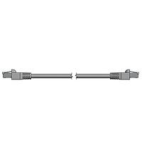 Amphenol CONEC 17-103584 Cat 5e RJ45 CAT.5E ETHERNET PATCH CORD PLASTIC VERSION STANDARD TO STANDARD 10M BLACK SOLID 24AWG CABLE