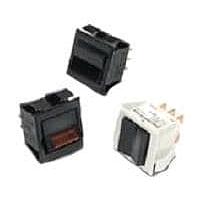 Carling Technologies LTGZO501-TB-B-A/250N Mid-Sized Tippette Rocker Switch LTGZO501TBBA/250N