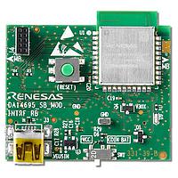 Dialog Semiconductor DA14695MOD-00F3200C Bluetooth Modules Multi-core wireless Module for Bluetooth 5.2 and prop 2G4 protocolswith integrated ARM Cortex M33, memories and peripherals