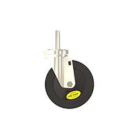 Desco WCB5X125SN ESD Wheel - Swivel Caster 5''x1-1/4'' BLACK ESD WHEEL, SWIVEL CASTER ASSEMBLY