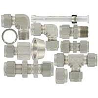 Dwyer A-1002-25 Leak-Free Tube Fittings – Compatible with Many Materials – Easy Install (Male Connector Fitting, NPT Male)