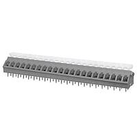 Same Sky (formerly CUI Devices) TBL005A-500-22GY-2WT Fixed Terminal Blocks Terminal block, screwless, 5.00, 45, 22, Gray w White Button