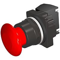 SIEMENS 52BM9W2A Pushbutton PUSHBUTTON,MOM,RED,1 3/4" PLST,2POS,1BJK