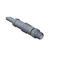 Amphenol LTW 8-04BMMM-SL7A02 Sensor Cables / Actuator Cables M8 Circular Metric Connector, A Code, Metal, 3A, 04 pins, Male Connector, Male Contact, Straight, Screw Thread, Overmolded, Length 2000mm, IP67 Mated